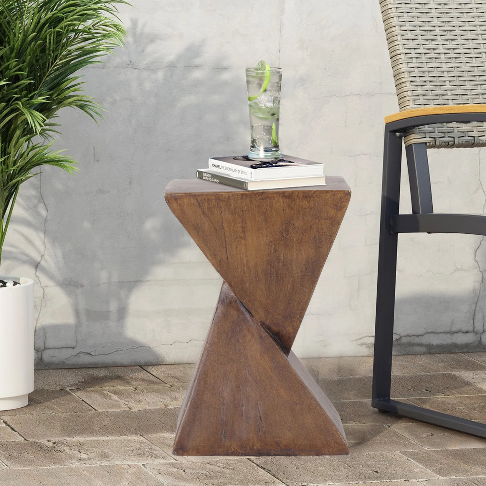 Lightweight Concrete Side Table