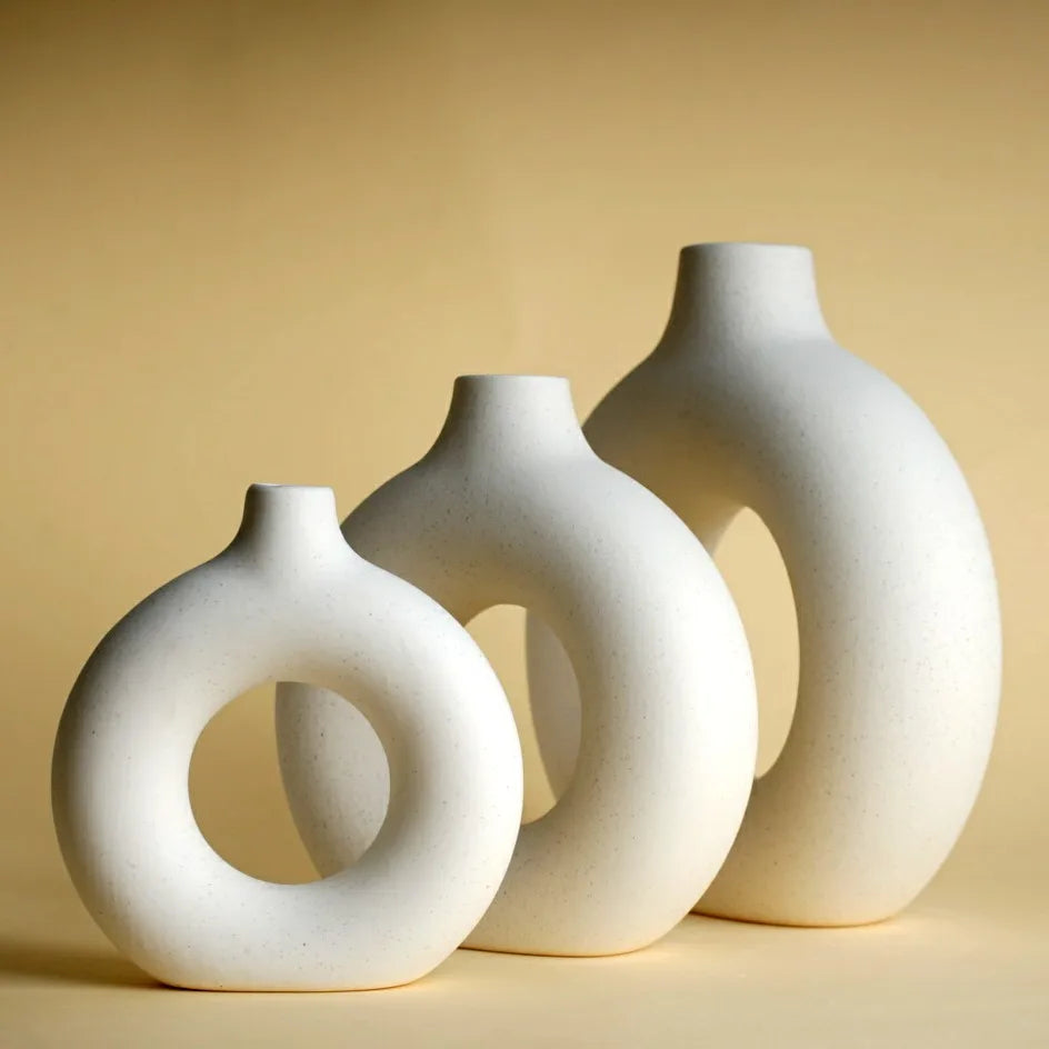 Nordic Aesthetic Ceramic Vase