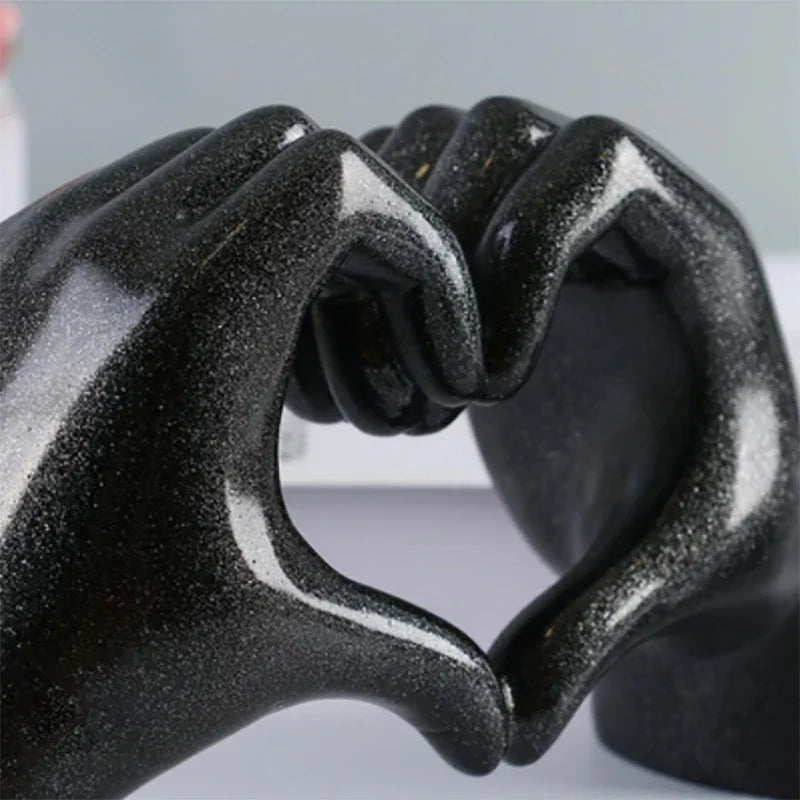 ERMAKOVA Love Gesture  Finger Figurine Modern Ornament Home Decoration Accessories Office Desktop Statue Decor Interior