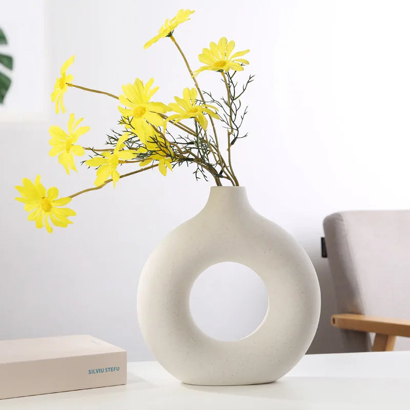 Nordic Aesthetic Ceramic Vase